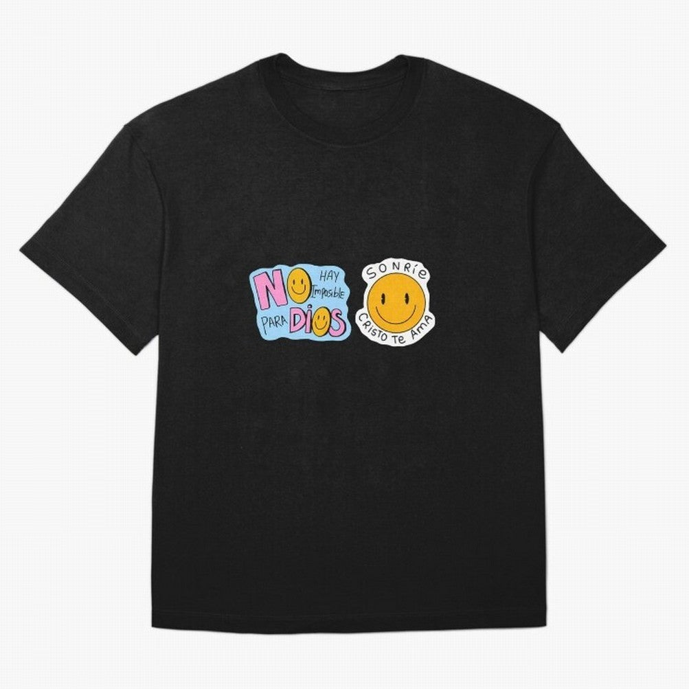 No Hay Imposibles Para Dios Sonrie Cristo Te Ama Oversized T-Shirt Fuel Your Fan Pride for FIFA World Cup 2026 Group Stage Built around Messi, Netherlands Energy, Football Passion, Legendary Performances, Festival Vibes and Supporter Community;