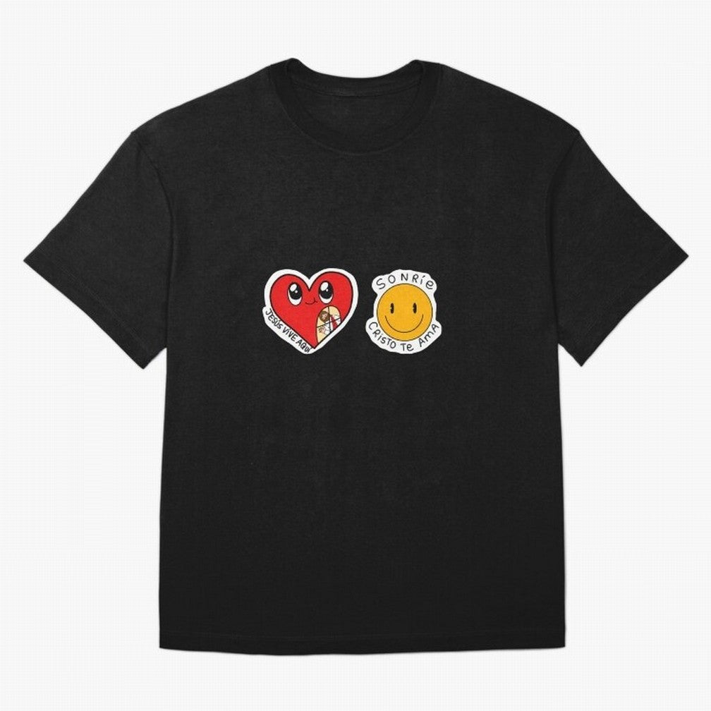 Jesus Vive Aqu Oversized T-Shirt Honor Champions and Dreams in Match Day Hype around FIFA World Cup 2026 USA Canada Mexico, Messi, Spain, Football Festival Excitement, Trophy Ambitions, Country Rivalries and Star Player Buzz; Built for Supporters