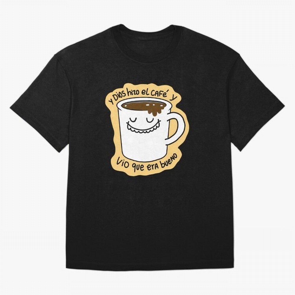 Y Dios Hizo El Caf Y Vio Que Era Bueno Oversized T-Shirt Unlock FIFA World Cup 2026 USA Canada Mexico for Fans of Messi, Neymar and Mbappe and Germany, Bringing Champion Mindset, Group Stage Buzz, Knockout Tension and Passionate Fan Culture; Great