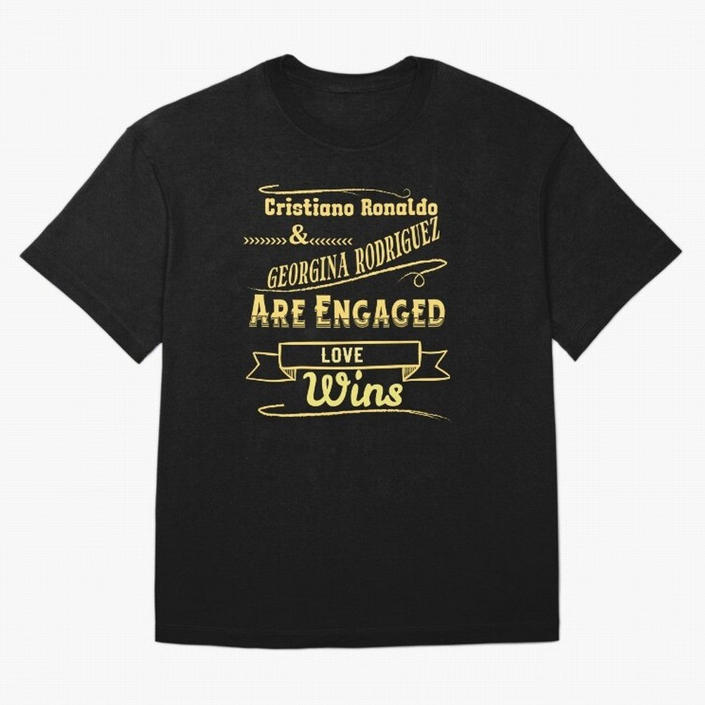 Cristiano & Georgina Engagement ¨C True Love Story Oversized T-Shirt Celebrate Football Dreams Across FIFA World Cup 2026 Group Stage Spirit, Capturing England, Messi and Cristiano Ronaldo, Goal Celebration Energy, Supporter Heritage, Football