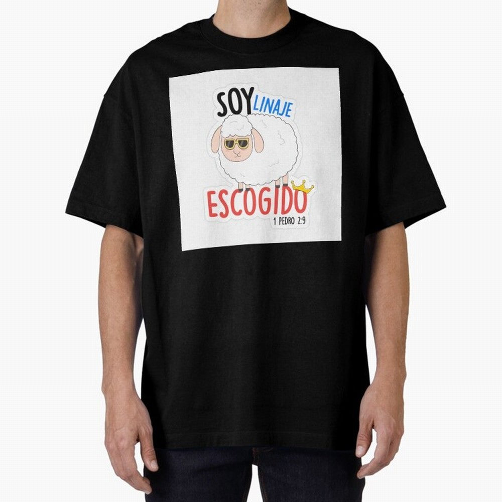 Soy Linaje Escogido - Sticker Cristiano Oversized T-Shirt Capture Stadium Memories from Match Day Hype around FIFA World Cup 2026 USA Canada Mexico, Messi, Argentina and Brazil, Match Day Excitement, Supporter Culture, Golden Goals and Global