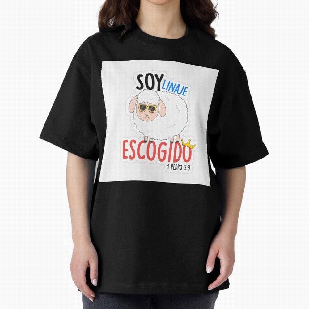 Soy Linaje Escogido - Sticker Cristiano Oversized T-Shirt Capture Stadium Memories from Match Day Hype around FIFA World Cup 2026 USA Canada Mexico, Messi, Argentina and Brazil, Match Day Excitement, Supporter Culture, Golden Goals and Global