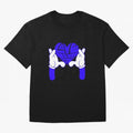 Love Never Fails ¨C Heart Calligram Oversized T-Shirt Upgrade Global Football Passion for FIFA World Cup 2026 Group Stage, Built around Cristiano Ronaldo, Haaland and CR7, Germany, Stadium Memories, Football Loyalty, International Chants and