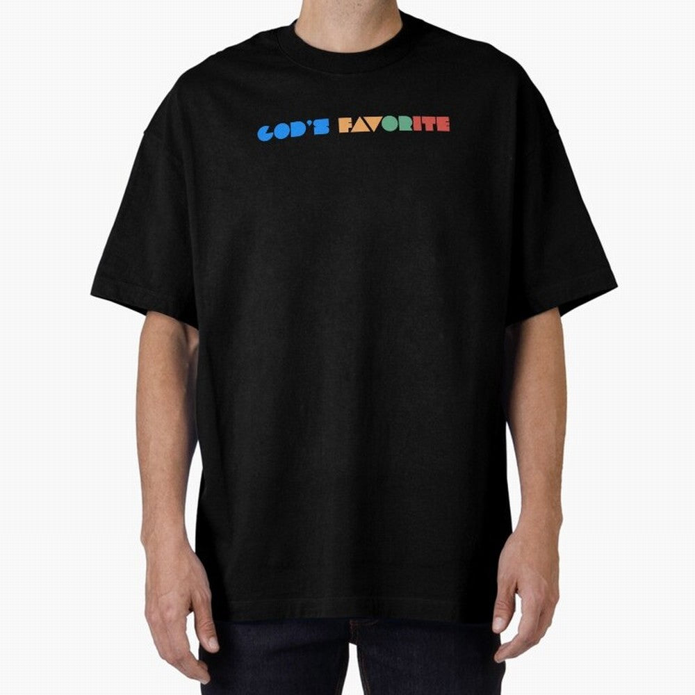 God's Favorite Oversized T-Shirt Enjoy the Biggest Football Party of the FIFA World Cup 2026 Journey through CR7 Highlights, England Pride, Stadium Chants, National Pride, Trophy Dreams and Unforgettable Football Memories; Ideal for Passionate Fans