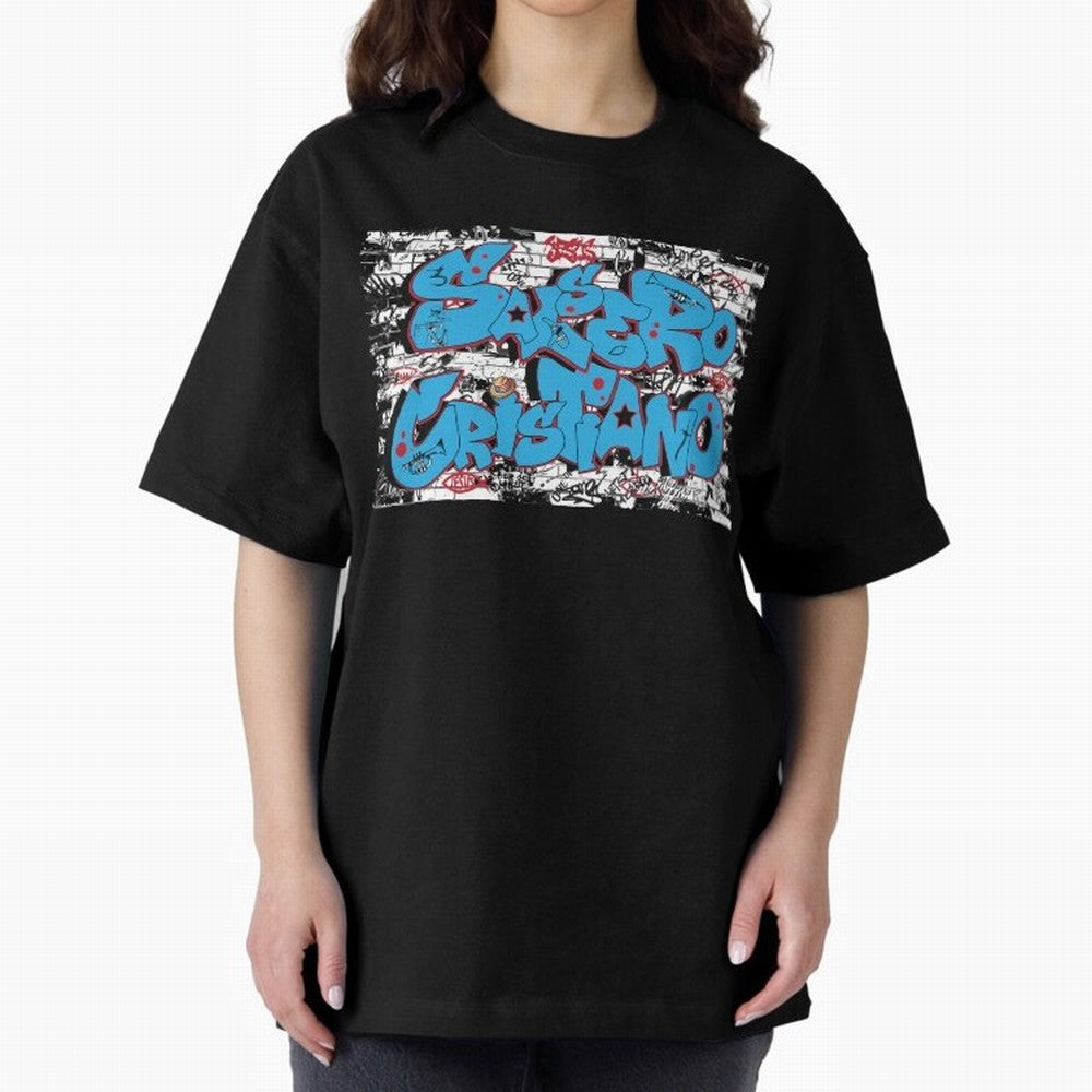 Salsero Cristiano Oversized T-Shirt Carry the Dream of Match Day Hype around FIFA World Cup 2026 USA Canada Mexico, Cristiano Ronaldo, Spain and Netherlands, Champion Mindset, Group Stage Buzz, Knockout Tension and Passionate Fan Culture; Ideal for