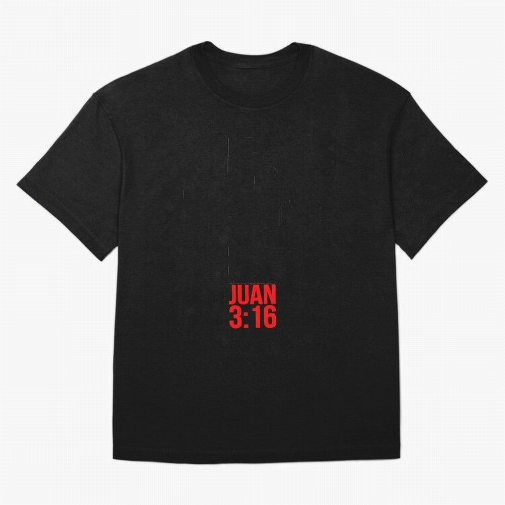 Porque de tal manera amo Dios al mundo - Mensajes Biblicos para Cristianos - Spanish Biblical Quotes for Christians Oversized T-Shirt Feel the Heartbeat of Match Day Hype around FIFA World Cup 2026, Messi, CR7 and Mbappe, England and Germany,