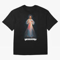 Imagen de la Divina Misericordia, JES¨²S EN T¨ª CONF¨ªO regalos cat¨®licos y cristianos, Oversized T-Shirt Honor the Beautiful Game during Match Day Hype around FIFA World Cup 2026, Mbappe, England, Classic Soccer Heritage, Championship Pressure,