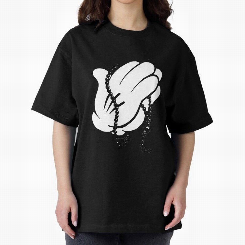 Funny praying hands Oversized T-Shirt Turn Every Weekend Toward FIFA World Cup 2026 for Fans of Messi, Neymar and Mbappe and Argentina, France and Brazil, Bringing Goal Celebration Energy, Supporter Heritage, Football Icons and Worldwide Tournament