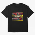 Ferarri F Concept Oversized T-Shirt Honor the Football Icons of FIFA World Cup 2026 USA Canada Mexico for Fans of Messi, Neymar and Mbappe and Portugal, Bringing Football Festival Excitement, Trophy Ambitions, Country Rivalries and Star Player