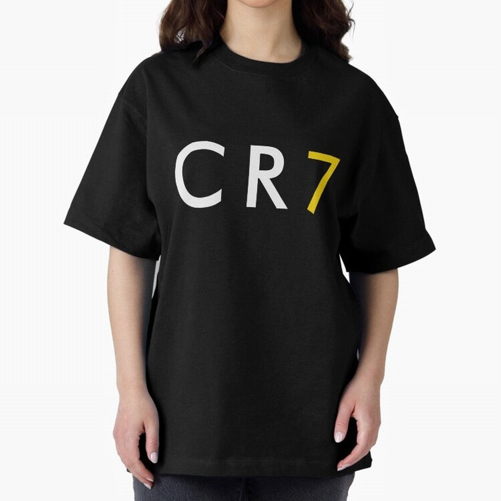 CR7 Oversized T-Shirt Support Your Favorite Stars during Global Football Passion for FIFA World Cup 2026, Connected to Messi, Spain and Netherlands, Football Festival Excitement, Trophy Ambitions, Country Rivalries and Star Player Buzz; Ideal for