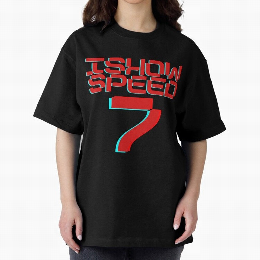 Ishowspeed Oversized T-Shirt Bring Home Global Football Passion for FIFA World Cup 2026, Connected to Haaland, Portugal, Spain and Germany, Retro Football Energy, Iconic Rivalries, Trophy Chase Drama and Stadium Atmosphere; Made for Collectors Who