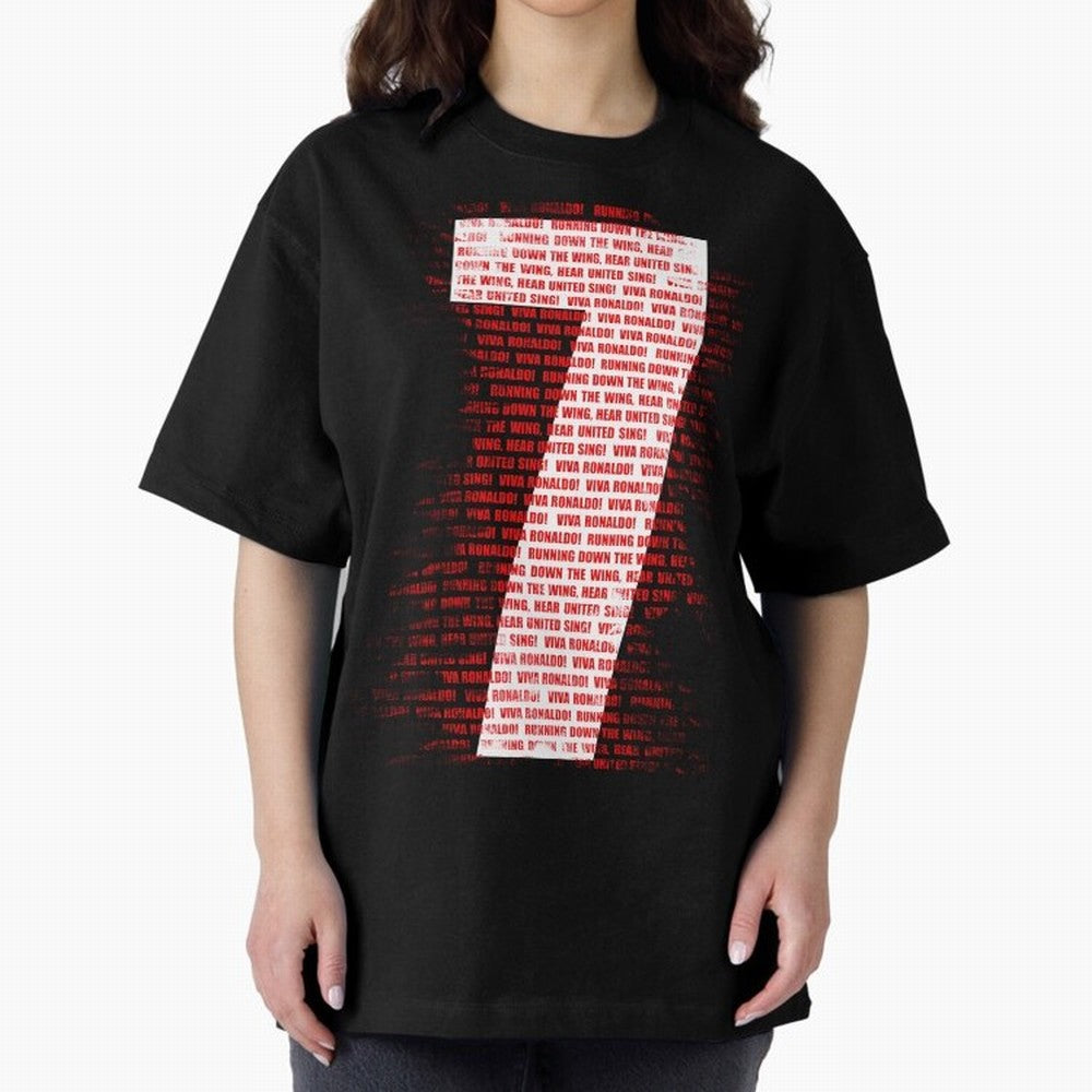 Viva Ronaldo - Chant - Number 7 Oversized T-Shirt Make Game Day About FIFA World Cup 2026 for Fans of Messi and England, Bringing Fan Favorite Moments, National Team Passion, Big Match Drama and Soccer History; Perfect for Fans, Collectors, Family