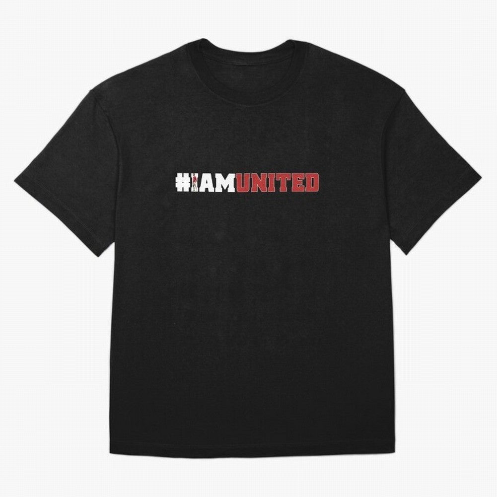 I am United Oversized T-Shirt Honor the Beautiful Game during the FIFA World Cup 2026 USA Canada Mexico Journey through CR7 and Messi Highlights, England, France and Netherlands Pride, Stadium Memories, Football Loyalty, International Chants and