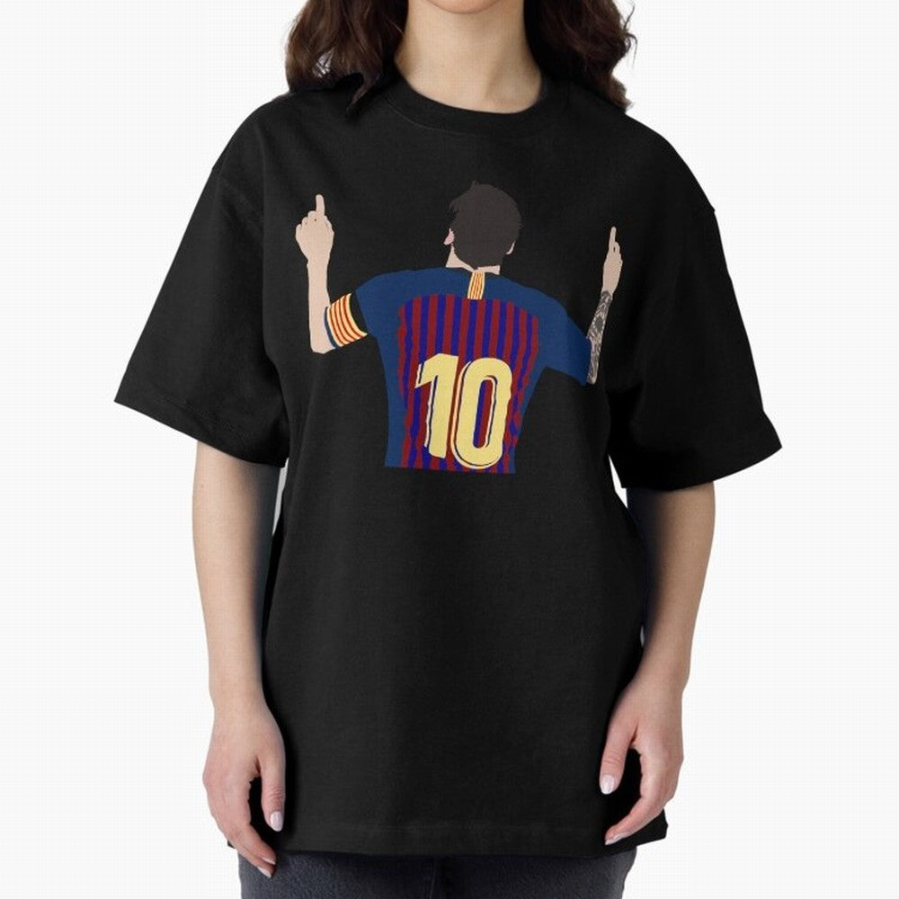 Lionel Messi Iconic Goal Celebration #o44 Oversized T-Shirt Bring Match Day Fire to the FIFA World Cup 2026 USA Canada Mexico Journey through Messi, Neymar and Mbappe Highlights, England Pride, Stadium Chants, National Pride, Trophy Dreams and