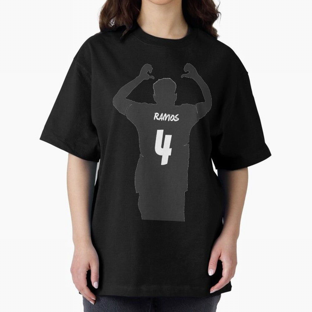 Sergio Ramos artwork Oversized T-Shirt Turn Every Weekend Toward the FIFA World Cup 2026 USA Canada Mexico Journey through Haaland and Mbappe Highlights, Argentina and Brazil Pride, Soccer Culture, Superstar Moments, National Team Dreams and