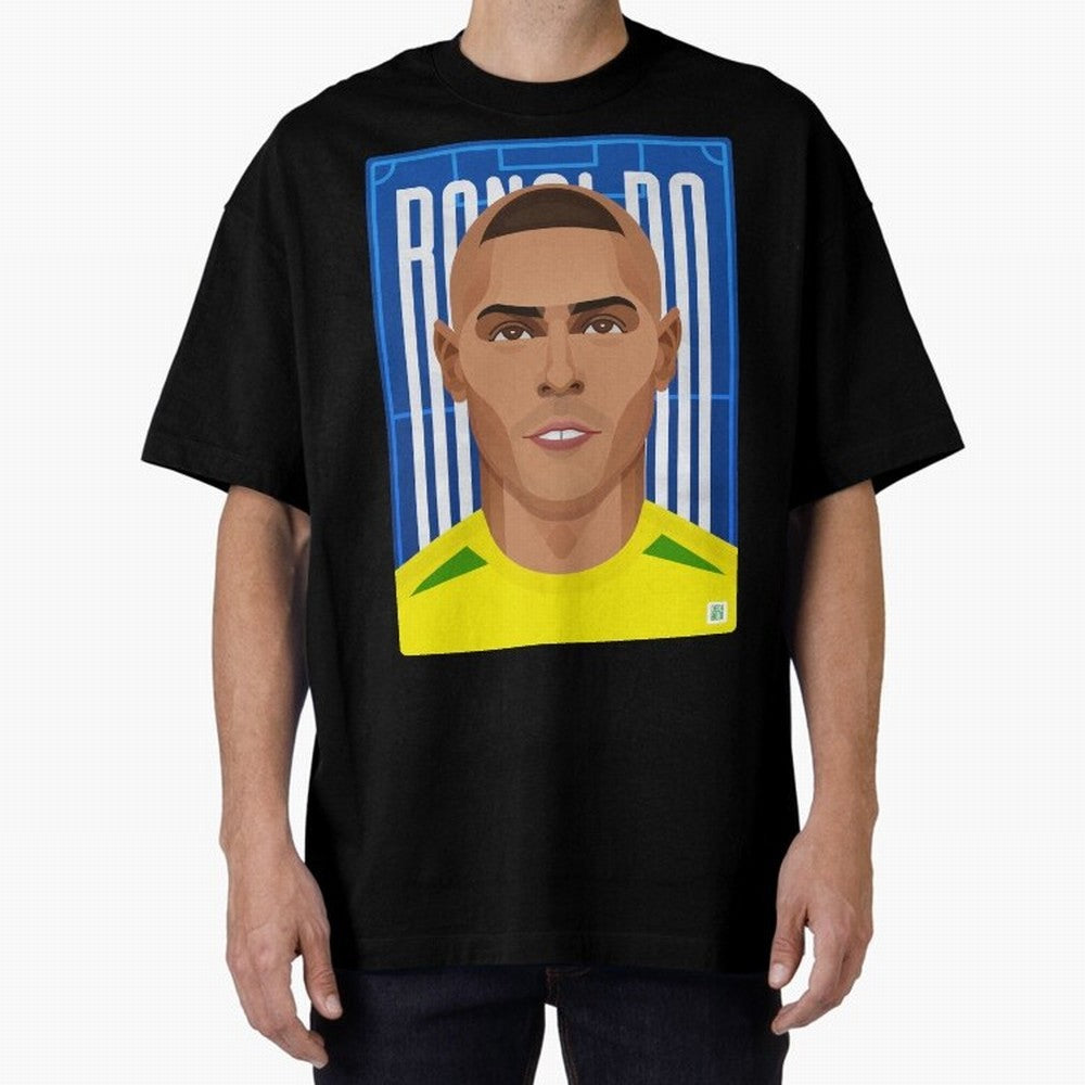 Ronaldo | The Phenomenon Oversized T-Shirt Join the Countdown to Match Day Hype around FIFA World Cup 2026, Mbappe and Neymar, Brazil, Portugal and Argentina, Soccer Culture, Superstar Moments, National Team Dreams and Competitive Fire; Built for
