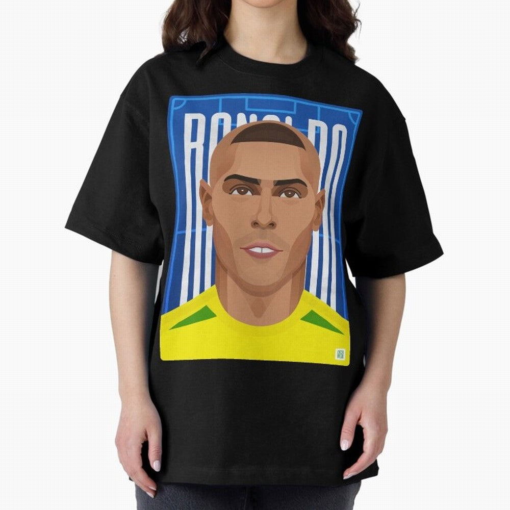 Ronaldo | The Phenomenon Oversized T-Shirt Join the Countdown to Match Day Hype around FIFA World Cup 2026, Mbappe and Neymar, Brazil, Portugal and Argentina, Soccer Culture, Superstar Moments, National Team Dreams and Competitive Fire; Built for