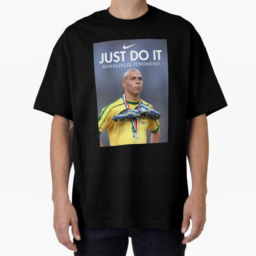 Ronaldo Fenomeno Ronaldo Nazario Vintage Sports Decor Living Room Decor For Walls Sports Bedroom Decor Game Room Decor R9 Oversized T-Shirt Make Your Look Match the FIFA World Cup 2026 Group Stage Journey through Messi, CR7 and Mbappe Highlights,