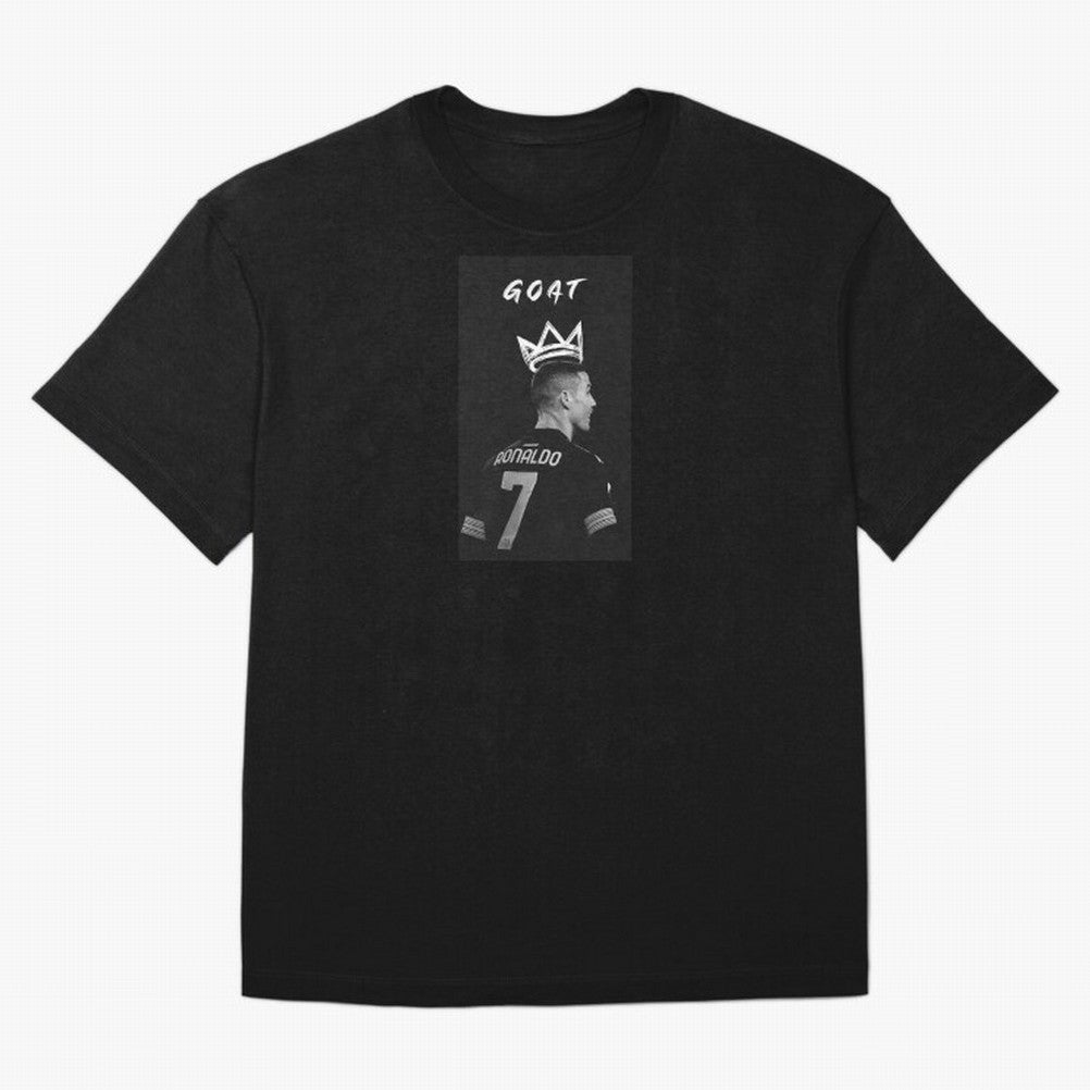 Ronaldo Goat Oversized T-Shirt Back the Journey through FIFA World Cup 2026 Spirit, Celebrating England, France and Netherlands, Messi, Goal Celebration Energy, Supporter Heritage, Football Icons and Worldwide Tournament Joy; Perfect for Supporters