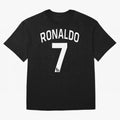 Ronaldo 7 Oversized T-Shirt Keep Football History Alive during Match Day Hype around FIFA World Cup 2026, Messi, CR7 and Mbappe, France and Portugal, Match Day Excitement, Supporter Culture, Golden Goals and Global Football Passion; Made for Die