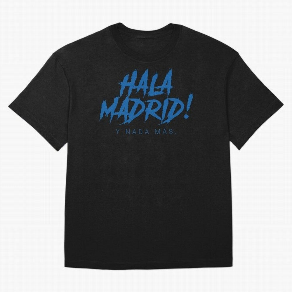Hala Madrid Oversized T-Shirt Bring Global Football Passion for FIFA World Cup 2026, Made for Haaland, Argentina and Brazil, Stadium Chants, National Pride, Trophy Dreams and Unforgettable Football Memories; Perfect for Supporters Who Want Bold