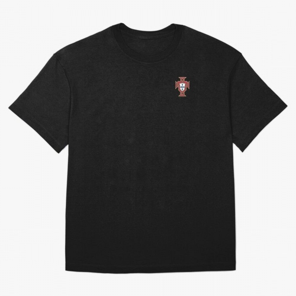 Portugal Soccer Logo Sticker Oversized T-Shirt Bring Match Day Fire to the FIFA World Cup 2026 Journey through Haaland Highlights, Netherlands Pride, Stadium Memories, Football Loyalty, International Chants and Championship Tradition; Made for