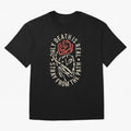 Stray from the path /only ddeath is real Oversized T-Shirt Embrace Match Day Hype around FIFA World Cup 2026, Neymar, Haaland and Cristiano Ronaldo, Spain, Fan Favorite Moments, National Team Passion, Big Match Drama and Soccer History; Perfect for