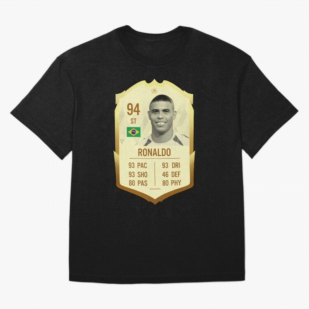 Ronaldo Ultimate Card Oversized T-Shirt Honor Football Greatness during FIFA World Cup 2026 Spirit, Made for France, Mbappe, Goal Celebration Energy, Supporter Heritage, Football Icons and Worldwide Tournament Joy; Ideal for Fans Who Follow Messi,