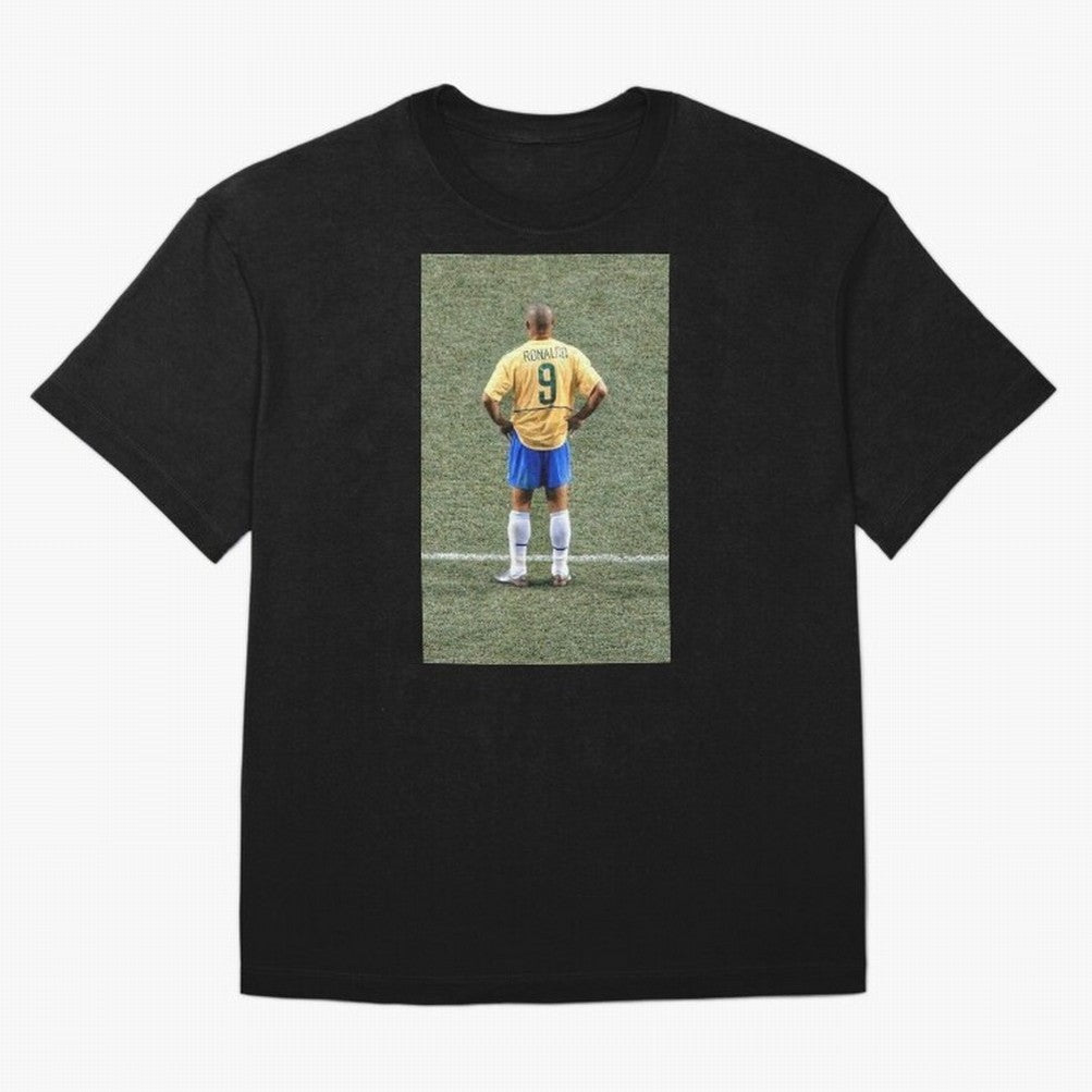 Illustration Ronaldo Luis Nazario de Lima Oversized T-Shirt Enjoy the Biggest Football Party of FIFA World Cup 2026 USA Canada Mexico Made for Mbappe, Portugal, Spain and Germany Energy, Championship Spirit, Famous Goals, Roaring Crowds and