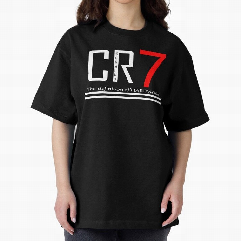 Christiano Ronaldo T-shirts Oversized T-Shirt Represent Football Lovers during Global Football Passion for FIFA World Cup 2026, Capturing Messi, Brazil, Portugal and Argentina, Championship Spirit, Famous Goals, Roaring Crowds and International