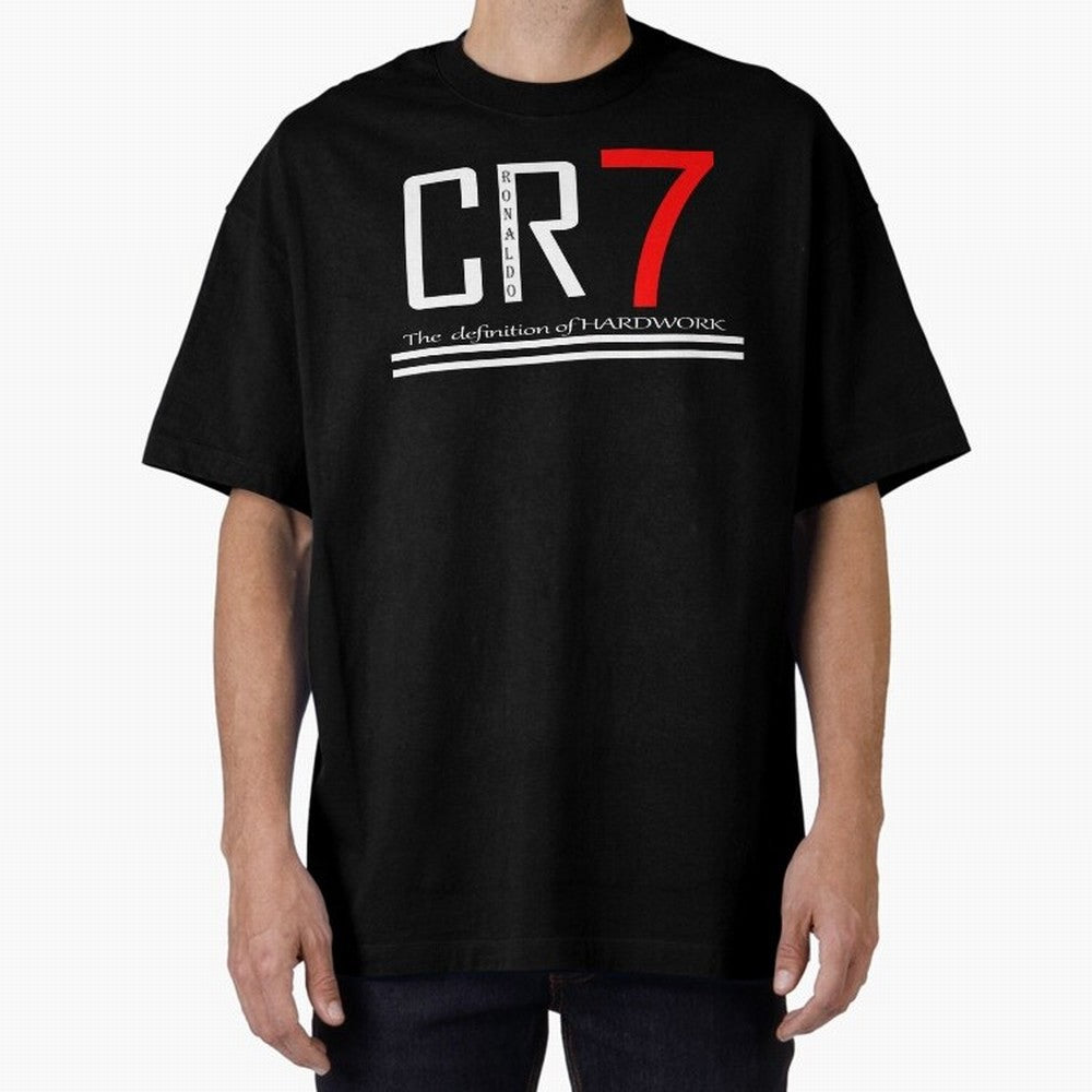 Christiano Ronaldo T-shirts Oversized T-Shirt Represent Football Lovers during Global Football Passion for FIFA World Cup 2026, Capturing Messi, Brazil, Portugal and Argentina, Championship Spirit, Famous Goals, Roaring Crowds and International