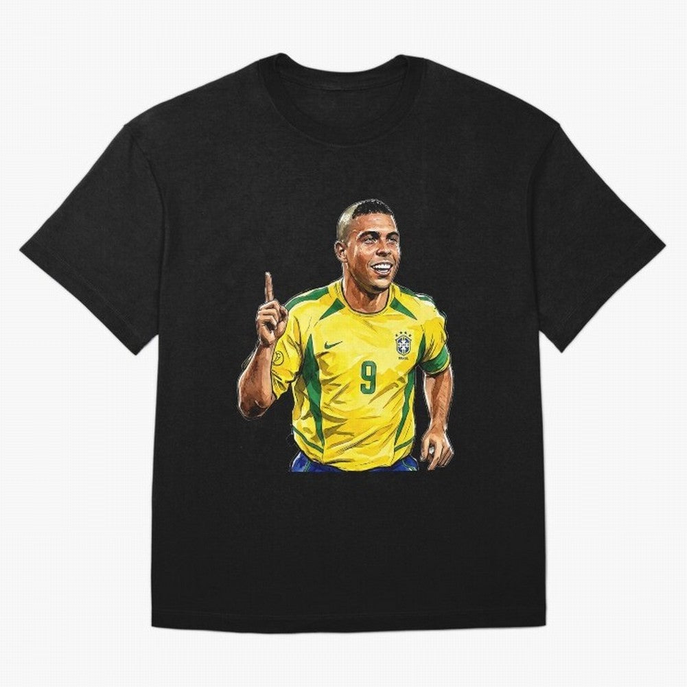 Ronaldo Fen?meno Oversized T-Shirt Keep Football History Alive during FIFA World Cup 2026 USA Canada Mexico Spirit, with Spain and Netherlands, CR7, Tournament Hype, Historic Matchups, Family Viewing Parties and Global Sports Pride; Ideal for