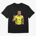 Ronaldo Fen?meno Oversized T-Shirt Keep Football History Alive during FIFA World Cup 2026 USA Canada Mexico Spirit, with Spain and Netherlands, CR7, Tournament Hype, Historic Matchups, Family Viewing Parties and Global Sports Pride; Ideal for