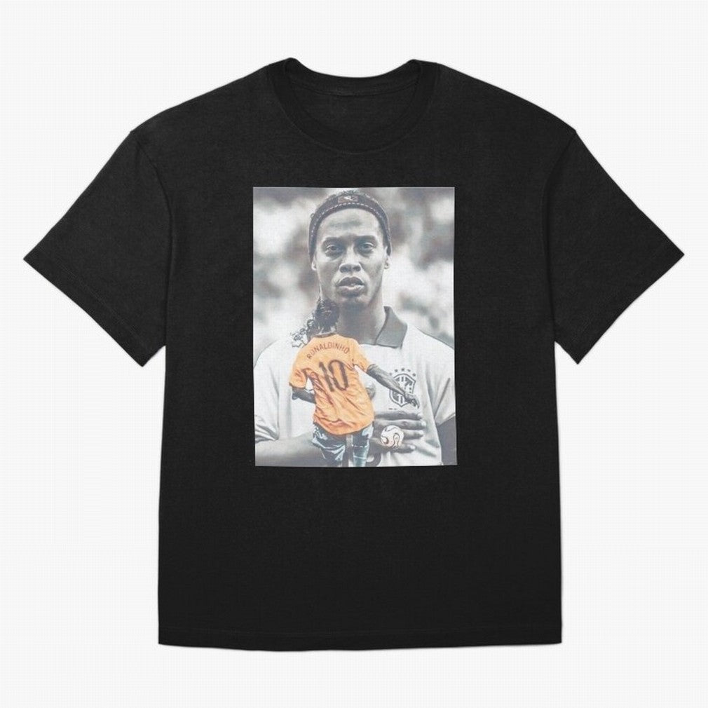 Wallpaper Ronaldinho Illustration Oversized T-Shirt Bring World Football Passion into FIFA World Cup 2026 Filled with Neymar, Spain and Netherlands Energy, Tournament Hype, Historic Matchups, Family Viewing Parties and Global Sports Pride; Great