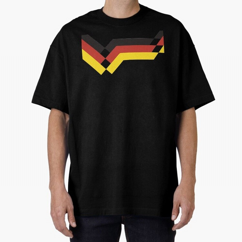 Germany Oversized T-Shirt Show Your Love for Global Football Passion for FIFA World Cup 2026 USA Canada Mexico, Capturing CR7 and Messi, England and Germany, Vintage Soccer Flavor, Modern Football Stars, National Flags and Final Night Emotion;