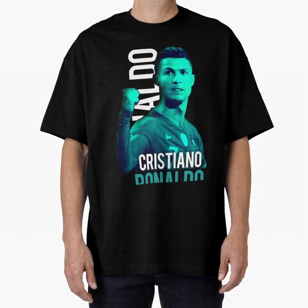 Ronaldo Ronaldo vector Oversized T-Shirt Mark FIFA World Cup 2026 Group Stage Filled with CR7, England Energy, Game Day Rituals, Football Legends, Country Pride and the Road to the Final; Perfect for Supporters Who Want Bold Football Energy, Global