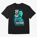 Ronaldo Ronaldo vector Oversized T-Shirt Mark FIFA World Cup 2026 Group Stage Filled with CR7, England Energy, Game Day Rituals, Football Legends, Country Pride and the Road to the Final; Perfect for Supporters Who Want Bold Football Energy, Global