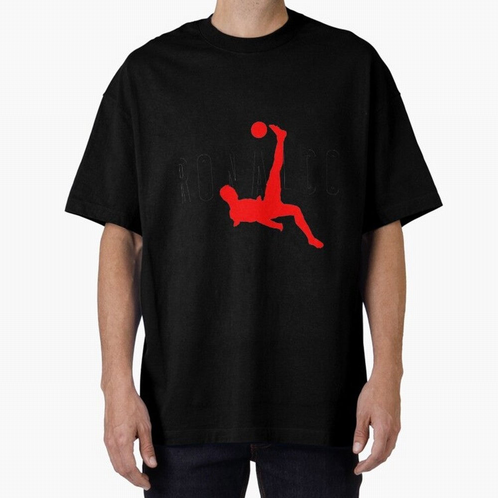 Air Ronaldo Classic T-Shirt Oversized T-Shirt Cheer for Match Day Hype around FIFA World Cup 2026, Neymar, Haaland and Cristiano Ronaldo, Spain and Netherlands, Soccer Culture, Superstar Moments, National Team Dreams and Competitive Fire; Made for