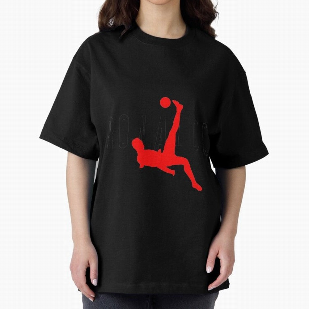 Air Ronaldo Classic T-Shirt Oversized T-Shirt Cheer for Match Day Hype around FIFA World Cup 2026, Neymar, Haaland and Cristiano Ronaldo, Spain and Netherlands, Soccer Culture, Superstar Moments, National Team Dreams and Competitive Fire; Made for