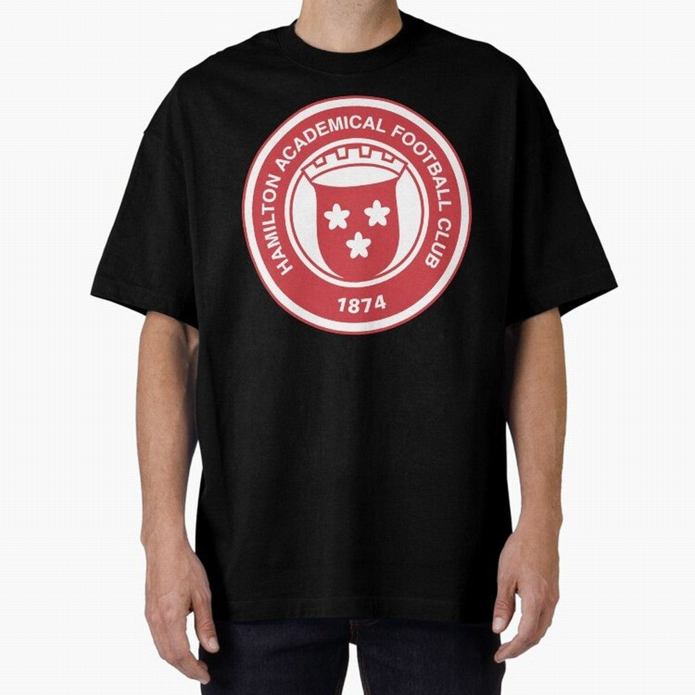 Hamilton Accies Football Club Oversized T-Shirt Follow the Final Road of FIFA World Cup 2026 with CR7 and Messi, Portugal Energy, Match Day Excitement, Supporter Culture, Golden Goals and Global Football Passion; Ideal for Fans Who Follow Messi,