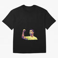 Ronaldo pop art Oversized T-Shirt Join FIFA World Cup 2026 Group Stage Spirit, Driven by Portugal, Spain and Germany, Mbappe, Stadium Memories, Football Loyalty, International Chants and Championship Tradition; Made for Die Hard Supporters, Soccer