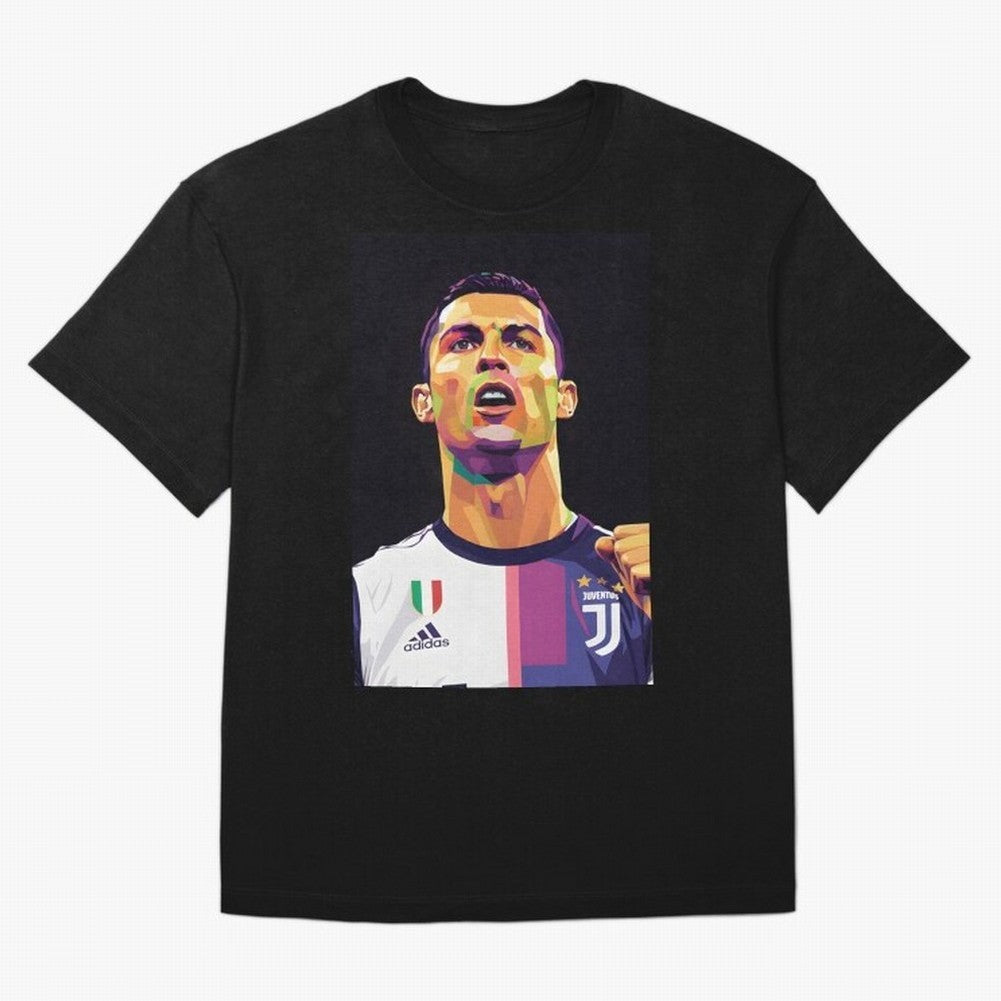 Ronaldo pop art Oversized T-Shirt Feel the Heartbeat of FIFA World Cup 2026 Group Stage Spirit, Connected to Spain and Netherlands, Messi and Cristiano Ronaldo, Championship Spirit, Famous Goals, Roaring Crowds and International Football Unity;