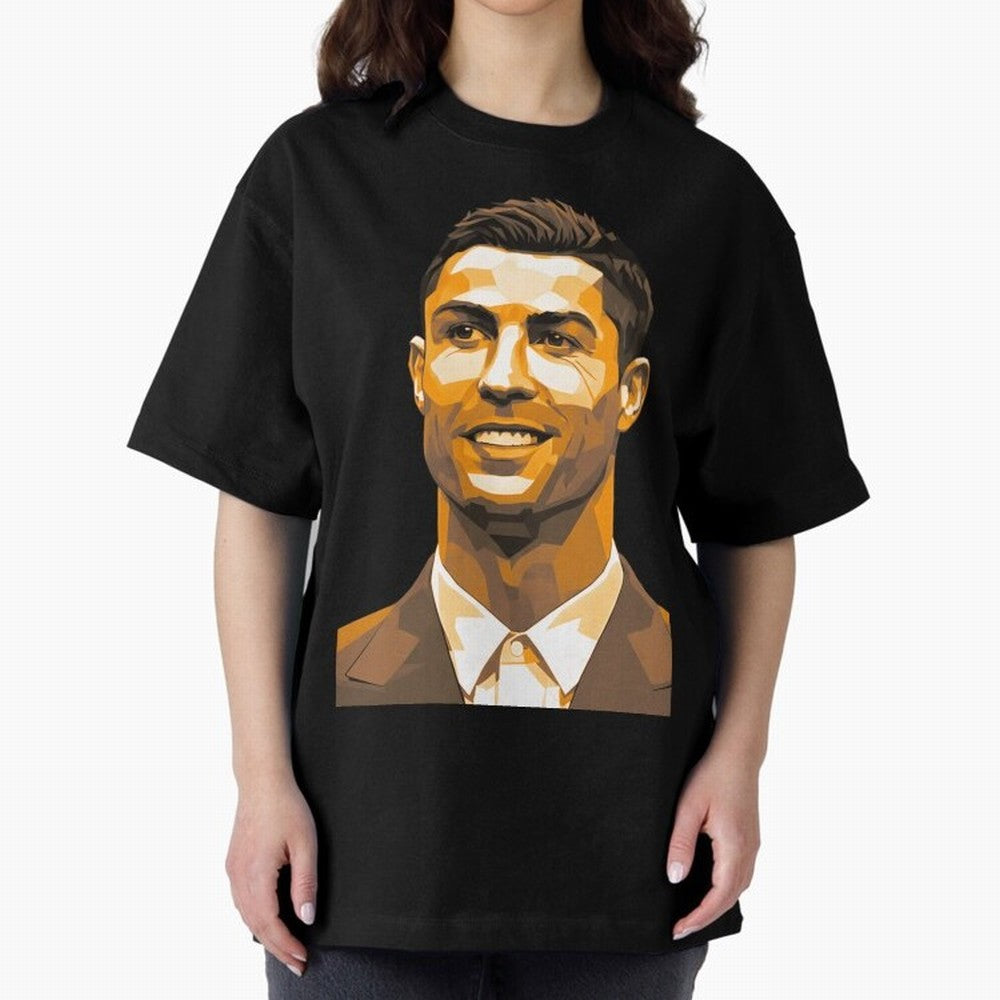Ronaldo Oversized T-Shirt Experience the Global Stage of FIFA World Cup 2026 USA Canada Mexico Capturing Messi and Cristiano Ronaldo, Brazil, Portugal and Argentina Energy, Fan Favorite Moments, National Team Passion, Big Match Drama and Soccer