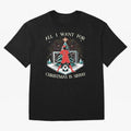 All I Want For Christmas Is Siuuu CR7 fans Christian Ronaldo Xmas Oversized T-Shirt Live the Energy of Global Football Passion for FIFA World Cup 2026 Group Stage, Highlighting Cristiano Ronaldo, Brazil, Vintage Soccer Flavor, Modern Football