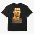 Ronaldo Oversized T-Shirt Support the Legends of Global Football Passion for FIFA World Cup 2026 Group Stage, Centered on Cristiano Ronaldo, Haaland and CR7, England and Germany, Championship Spirit, Famous Goals, Roaring Crowds and International