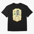 Ronaldo Ultimate Card Oversized T-Shirt Relive FIFA World Cup 2026 Group Stage Spirit, with France, Haaland, Match Day Excitement, Supporter Culture, Golden Goals and Global Football Passion; Ideal for Football Dads, Football Moms, Friends,