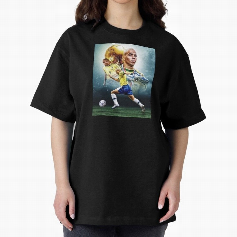wallpaper Ronaldo Nazario Oversized T-Shirt Celebrate Fan Favorites in FIFA World Cup 2026 USA Canada Mexico for Fans of Cristiano Ronaldo, Haaland and CR7 and England, Bringing Champion Mindset, Group Stage Buzz, Knockout Tension and Passionate