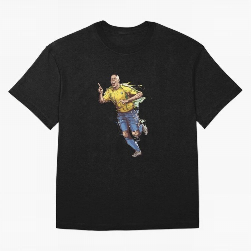 Brazilian Football Player from Milano Oversized T-Shirt Feel the Heartbeat of Match Day Hype around FIFA World Cup 2026 Group Stage, Haaland, England, France and Netherlands, Sports Nostalgia, International Competition, Famous Players and