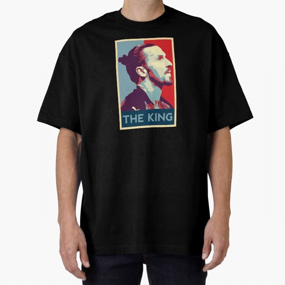 Ibrahimovic Hope Poster Oversized T-Shirt Honor Champions and Dreams in FIFA World Cup 2026 Group Stage Spirit, Centered on Germany, CR7 and Messi, Champion Mindset, Group Stage Buzz, Knockout Tension and Passionate Fan Culture; Ideal for Football