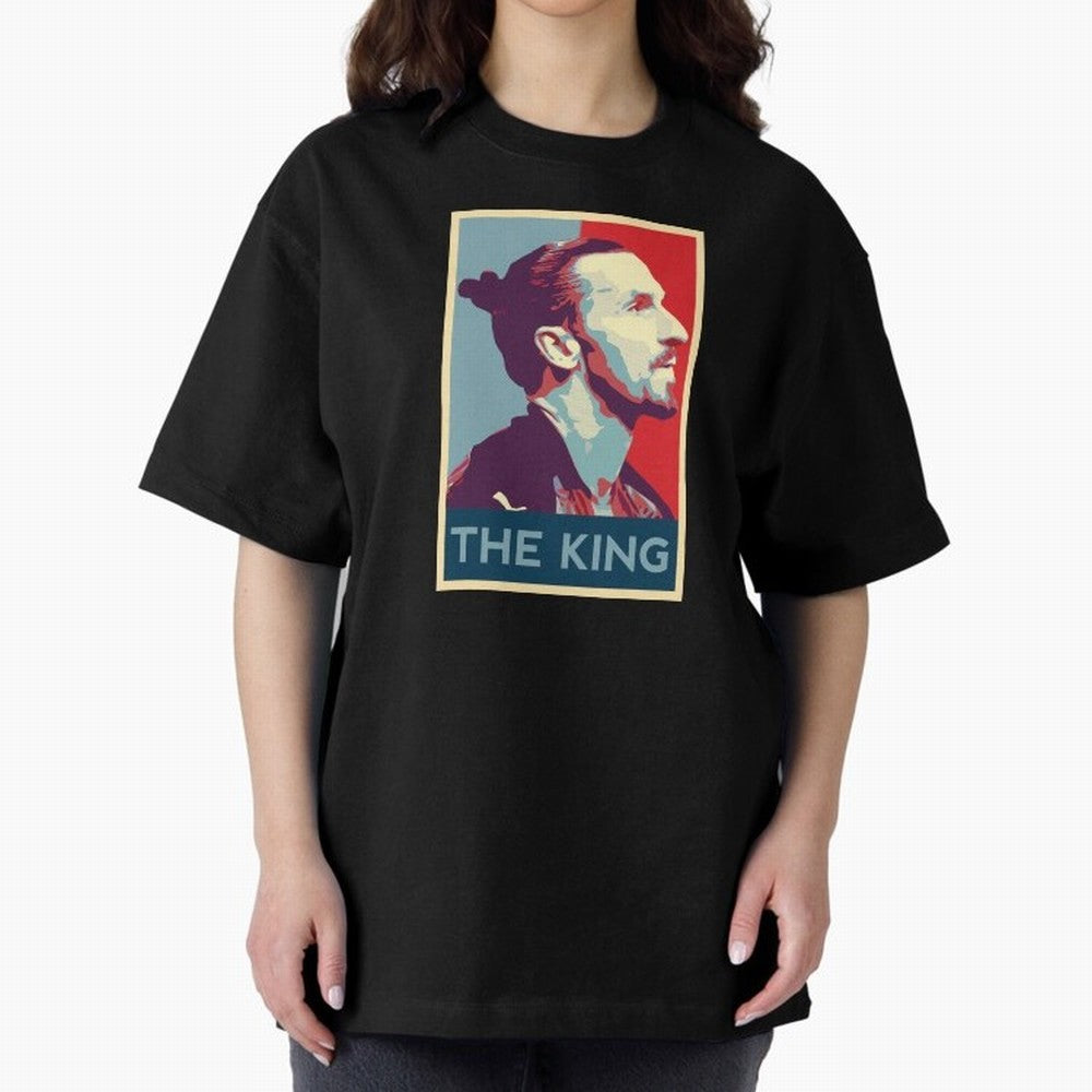 Ibrahimovic Hope Poster Oversized T-Shirt Honor Champions and Dreams in FIFA World Cup 2026 Group Stage Spirit, Centered on Germany, CR7 and Messi, Champion Mindset, Group Stage Buzz, Knockout Tension and Passionate Fan Culture; Ideal for Football